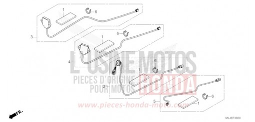 ANTENNA ASSEMBLY/CORD SET GL1800BDR de 2024